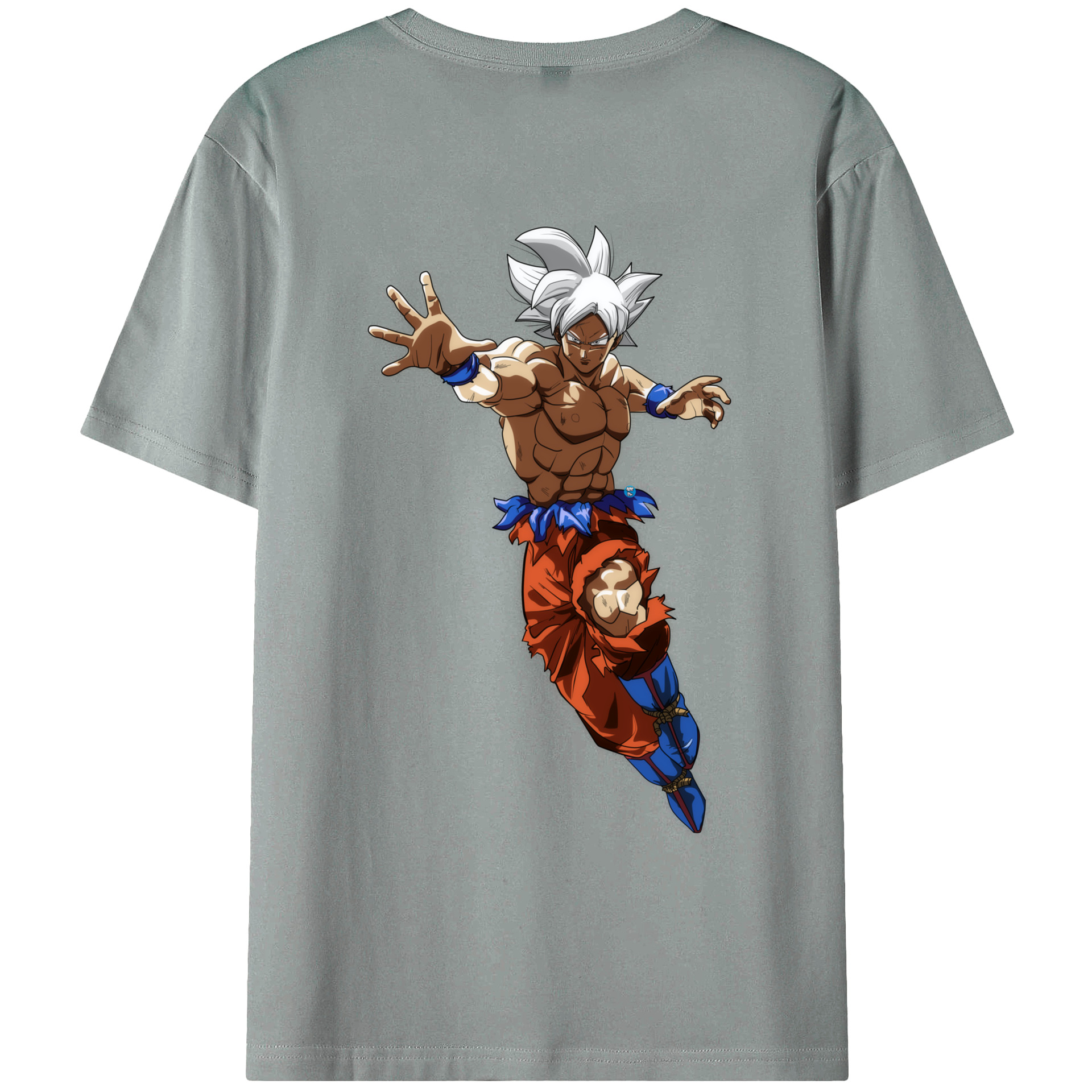 （画像用） ドラゴンボール 孫悟空（そん ごくう）Son Goku カカロット DRAGON BALL Kakarotto 綿100％ メンズ半袖Tシャツ（バックプリント） 通気性
